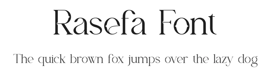 Rasefa Font by SlideShoot — Serif Font