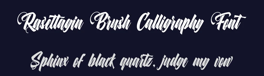 Rasettagin Brush Calligraphy Font by Basnistudio — Script Handwritten Font — thumbnail 2