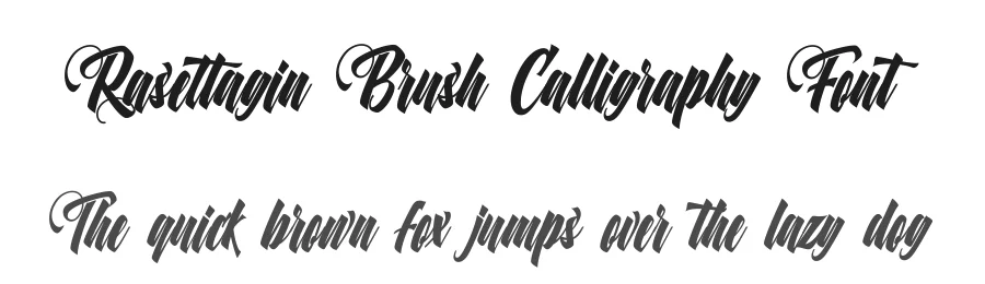 Rasettagin Brush Calligraphy Font by Basnistudio — Script Handwritten Font