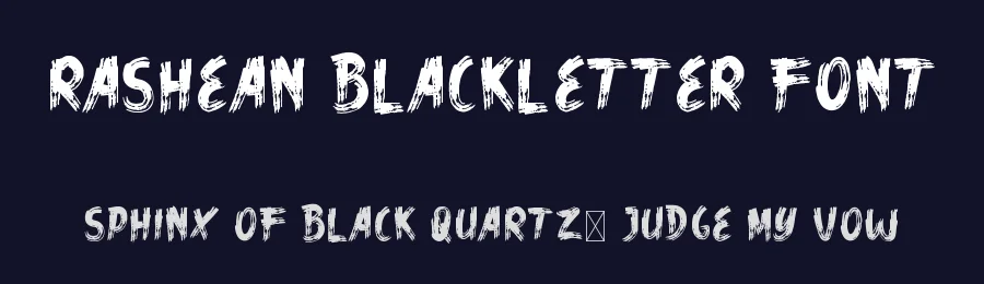 Rashean Blackletter Font by edricstudio — Script Handwritten Font — thumbnail 2