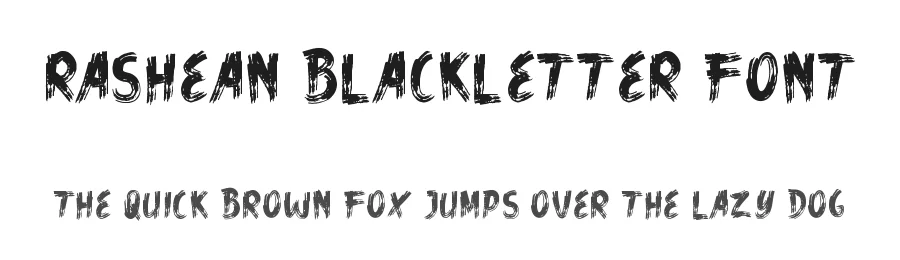 Rashean Blackletter Font by edricstudio — Script Handwritten Font