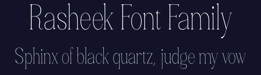 Rasheek Font Family by Nia Typework — Serif Font — thumbnail 2