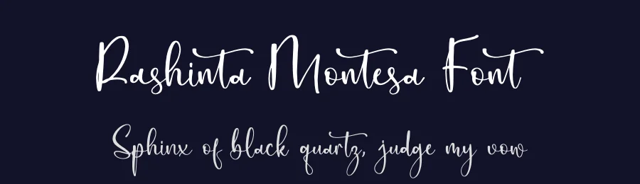 Rashinta Montesa Font by letterfabric — Script Handwritten Font — thumbnail 2