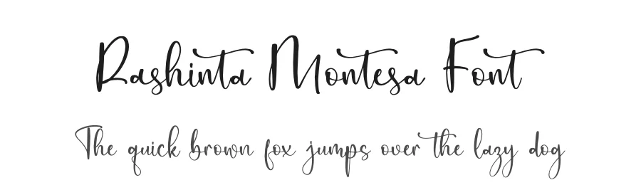 Rashinta Montesa Font by letterfabric — Script Handwritten Font