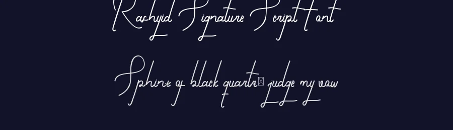 Rashyid Signature Script Font by edricstudio — Script Handwritten Font — thumbnail 2