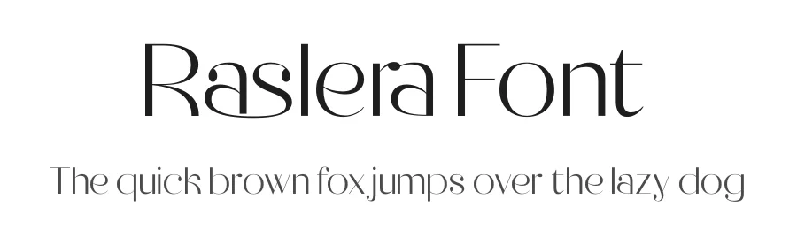 Raslera Font by timelesstype.co — Display Font