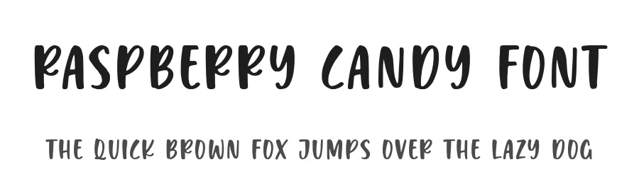 Raspberry Candy Font by balpirick — Display Font