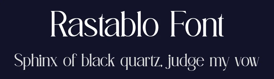 Rastablo Font by SlideShoot — Serif Font — thumbnail 2