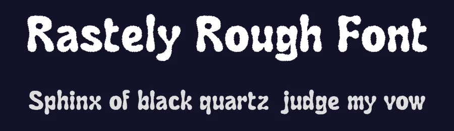 Rastely Rough Font by craftsupplyco — Display Font — thumbnail 2