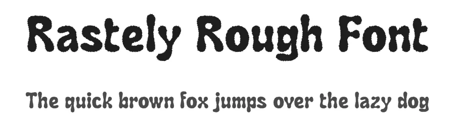 Rastely Rough Font by craftsupplyco — Display Font