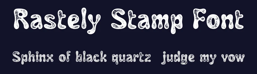 Rastely Stamp Font by craftsupplyco — Display Font — thumbnail 2
