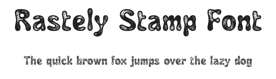 Rastely Stamp Font by craftsupplyco — Display Font
