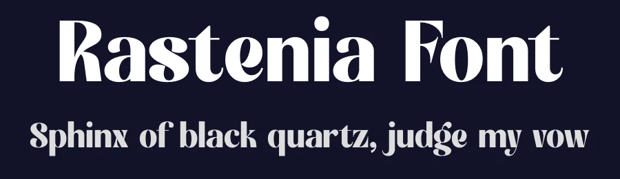 Rastenia Font by Rantautype — Sans Serif Font — thumbnail 2