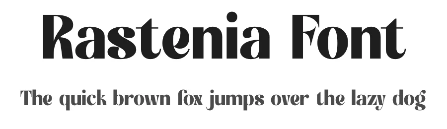 Rastenia Font by Rantautype — Sans Serif Font