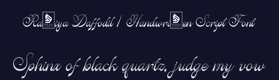 Rastiya Daffodil | Handwritten Script Font by Gracetypestudio — Script Handwritten Font — thumbnail 2