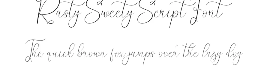 Rasty Sweety Script Font by creativeletter — Script Handwritten Font