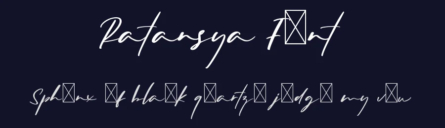 Ratansya Font by didiksaputra — Script Handwritten Font — thumbnail 2