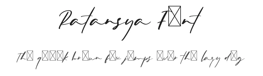 Ratansya Font by didiksaputra — Script Handwritten Font