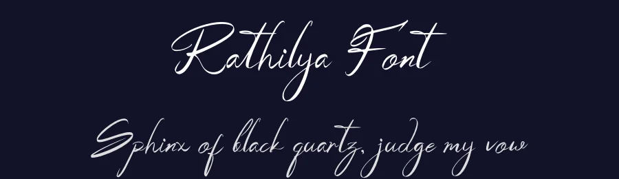 Rathilya Font by Denustudios — Script Handwritten Font — thumbnail 2