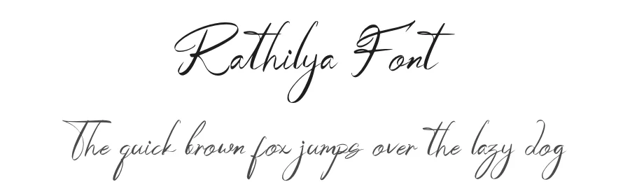 Rathilya Font by Denustudios — Script Handwritten Font