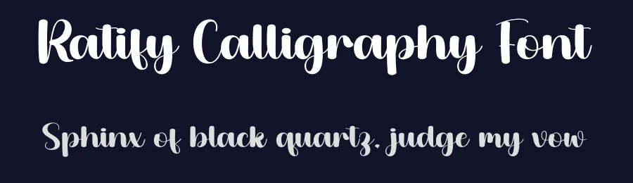 Ratify Calligraphy Font by creativeletter — Script Handwritten Font — thumbnail 2
