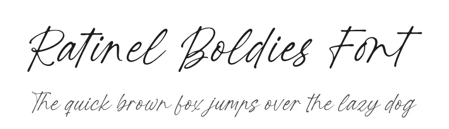 Ratinel Boldies Font by letterenastudios — Script Handwritten Font