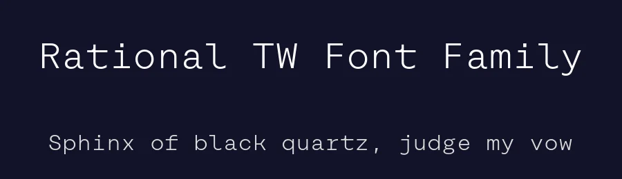 Rational TW Font Family by Rene Bieder — Slab Serif Font — thumbnail 2