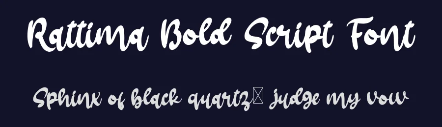 Rattima Bold Script Font by andikastudio — Script Handwritten Font — thumbnail 2