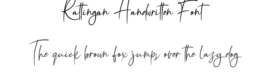 Rattingan Handwritten Font by andikastudio — Script Handwritten Font
