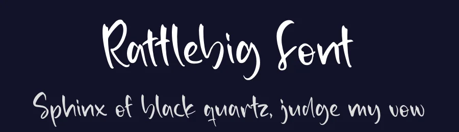 Rattlebig Font by letterfabric — Script Handwritten Font — thumbnail 2