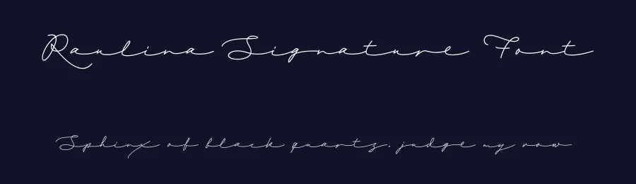 Raulina Signature Font by typeline studio — Script Handwritten Font — thumbnail 2