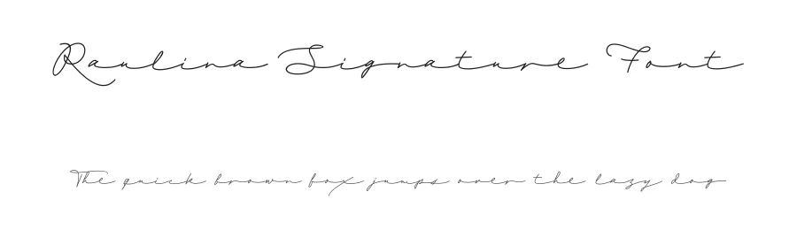 Raulina Signature Font by typeline studio — Script Handwritten Font