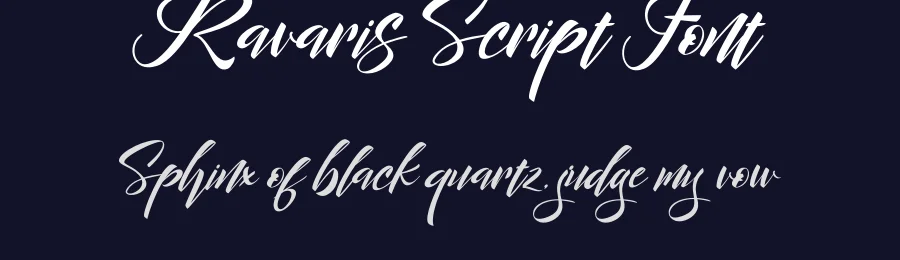 Ravaris Script Font by agniardi — Script Handwritten Font — thumbnail 2