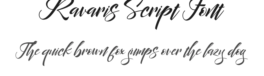 Ravaris Script Font by agniardi — Script Handwritten Font