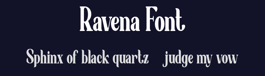 Ravena Font by Typewriter tok — Serif Font — thumbnail 2