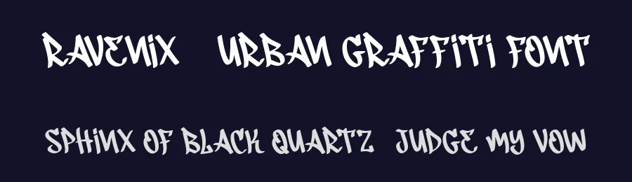 Ravenix – Urban Graffiti Font by FlawlessAndCo — Script Handwritten Font — thumbnail 2