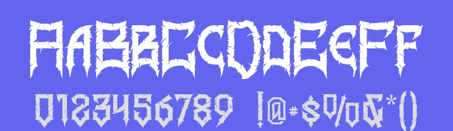 Ravenmorth – Black Metal Font by letterara — Display Font — thumbnail 3