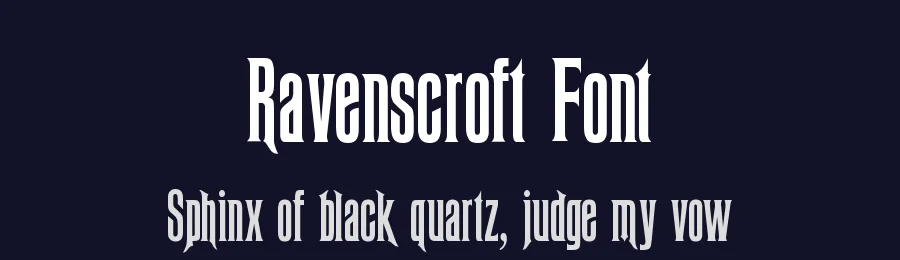 Ravenscroft Font by Justin Callaghan — Display Font — thumbnail 2