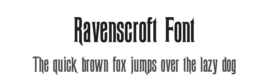 Ravenscroft Font by Justin Callaghan — Display Font