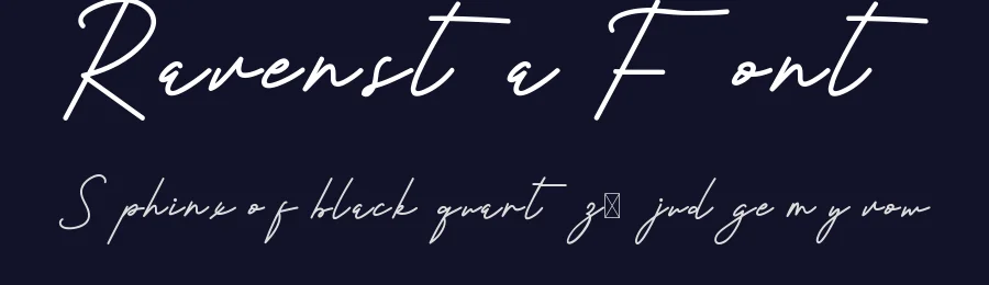 Ravensta Font by edricstudio — Script Handwritten Font — thumbnail 2