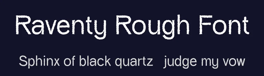 Raventy Rough Font by craftsupplyco — Sans Serif Font — thumbnail 2