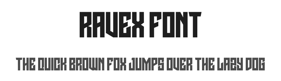 Ravex Font by Funtype — Display Font