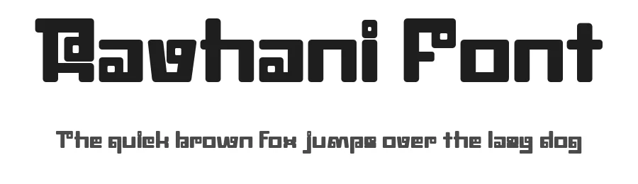 Ravhani Font by Flawless And Co — Display Font