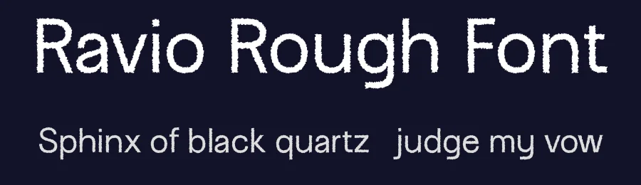 Ravio Rough Font by craftsupplyco — Sans Serif Font — thumbnail 2