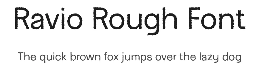 Ravio Rough Font by craftsupplyco — Sans Serif Font