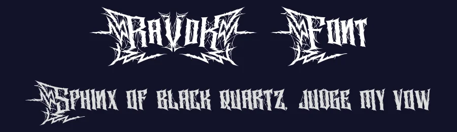 Ravok Font by Letterara Studio — Blackletter Font — thumbnail 2