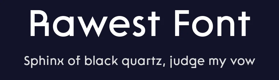 Rawest Font by atipo — Sans Serif Font — thumbnail 2
