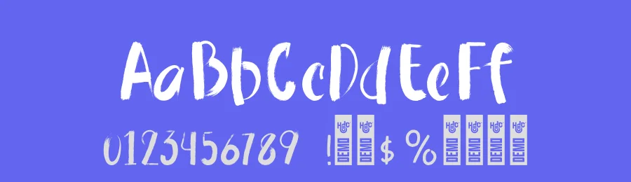 Rawmon Brush Font by HydricDesign — Display Font — thumbnail 3
