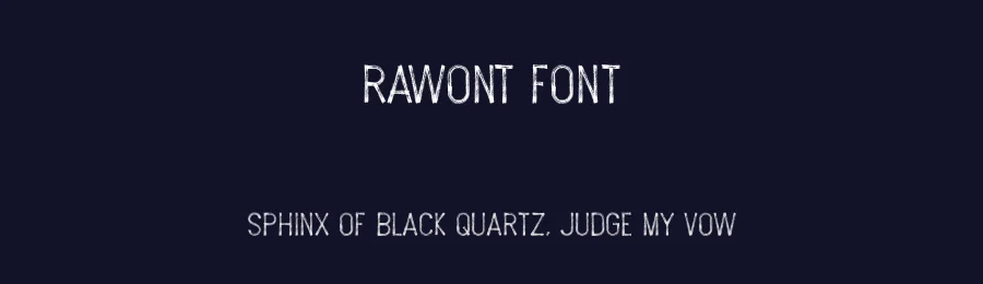 RAWONT Font by ilennalishawa — Display Font — thumbnail 2