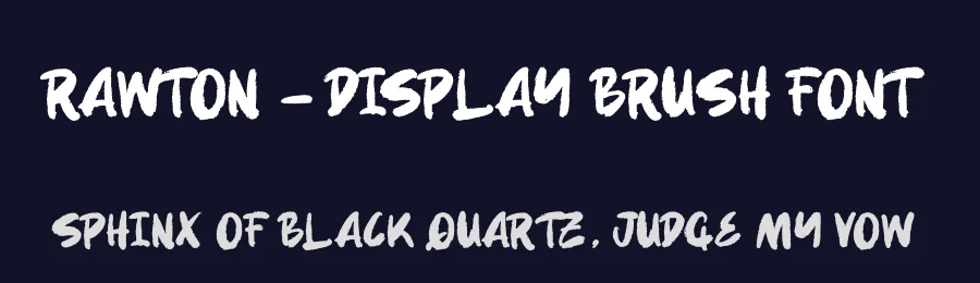 Rawton – Display Brush Font by letterenastudios — Script Handwritten Font — thumbnail 2